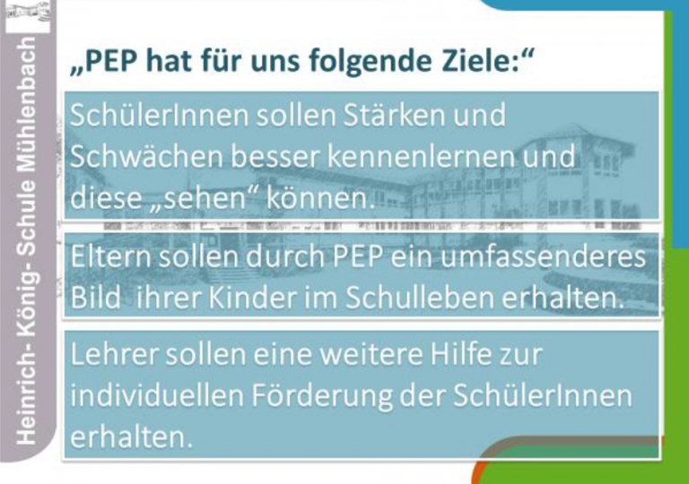  Ich mach´s mit PEP